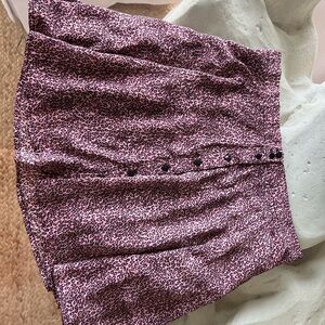 Leopard Print Skirt